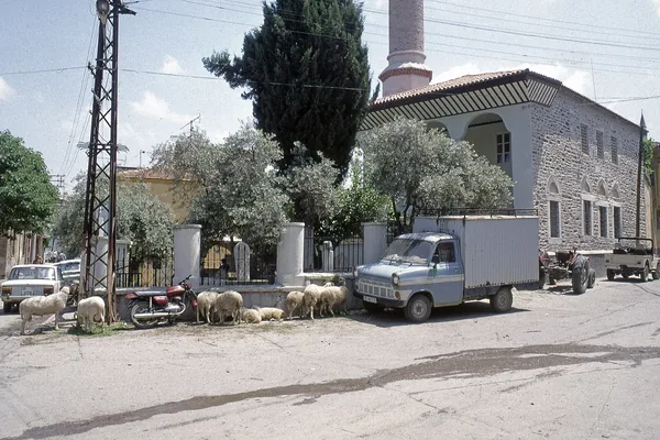 Tire'de Alaybey Camii ve çevresindeki sokak